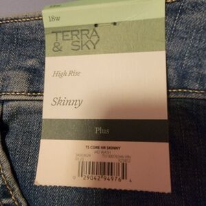 Terra & Sky High Rise Skinny Jeans